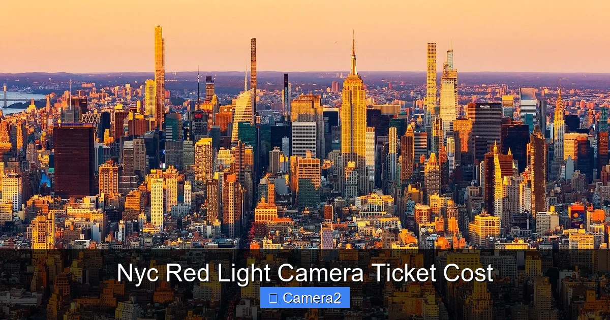Nyc Red Light Camera Ticket Cost