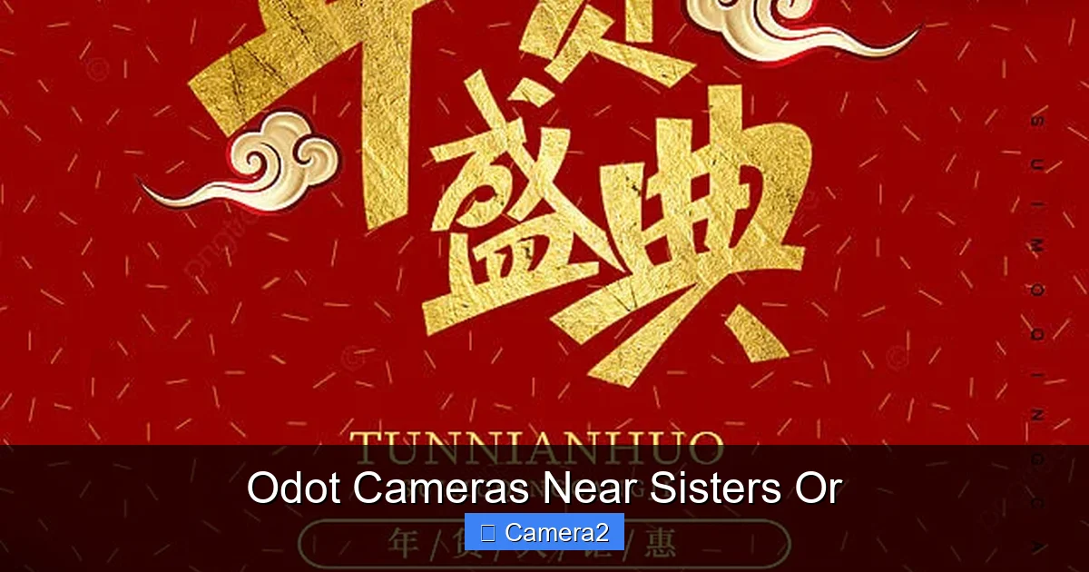 Odot Cameras Near Sisters Or