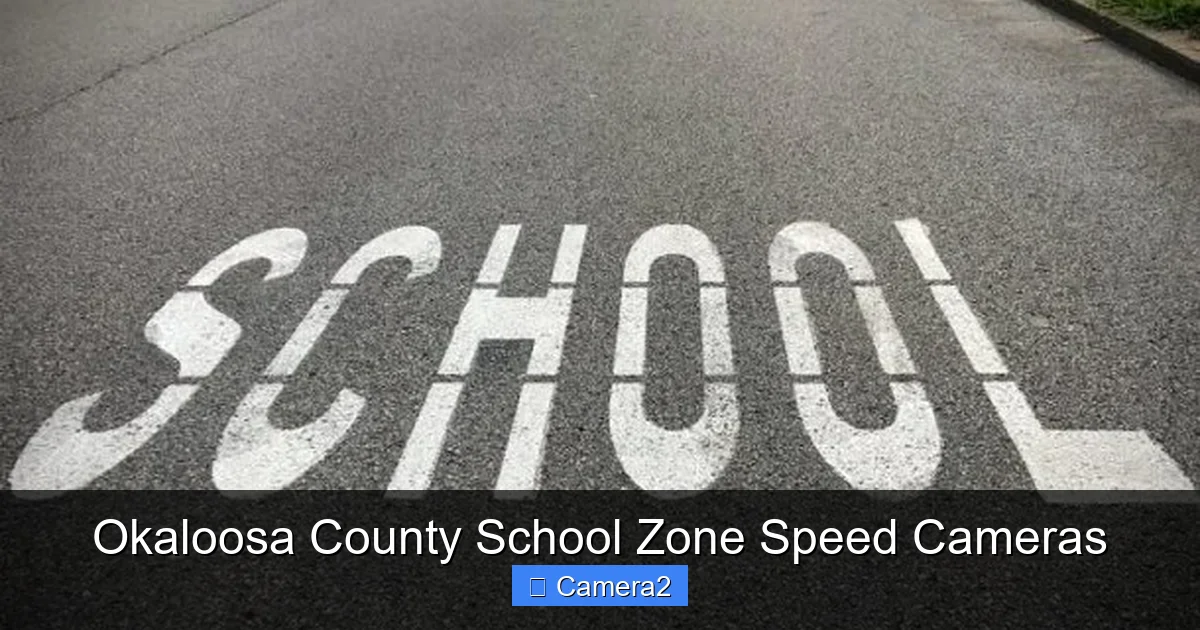 Okaloosa County School Zone Speed Cameras