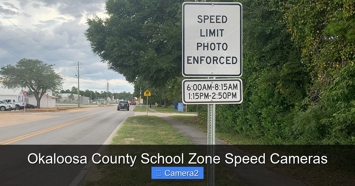 Okaloosa County School Zone Speed Cameras