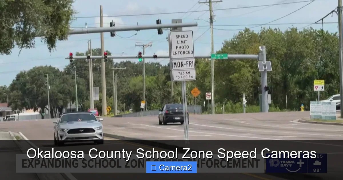 Okaloosa County School Zone Speed Cameras
