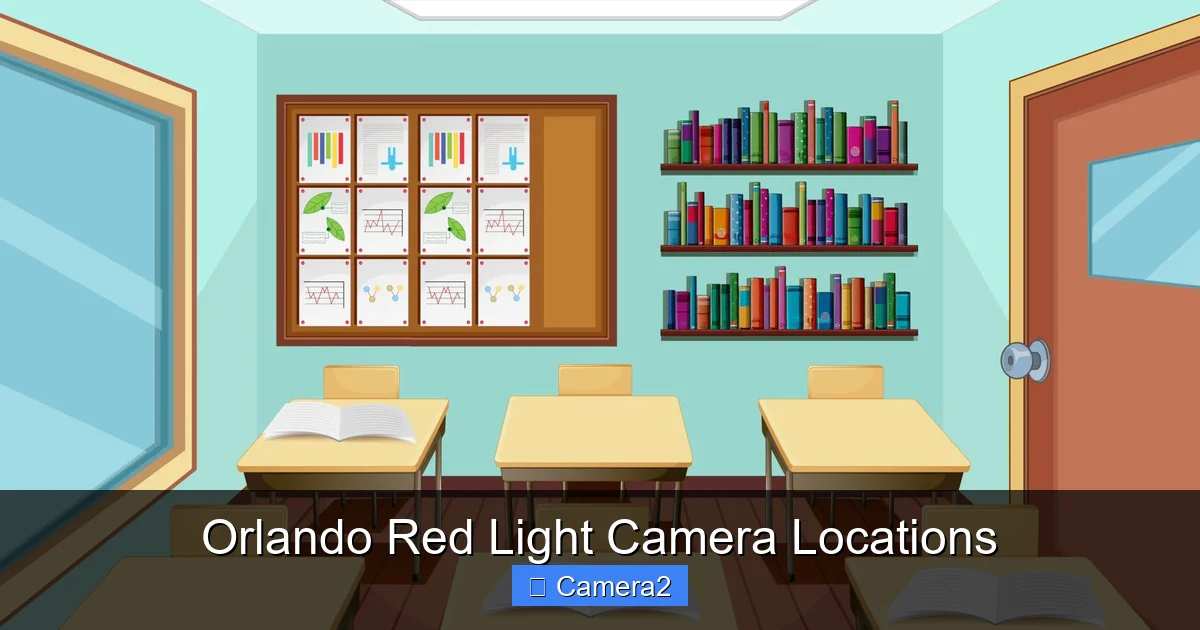 Orlando Red Light Camera Locations