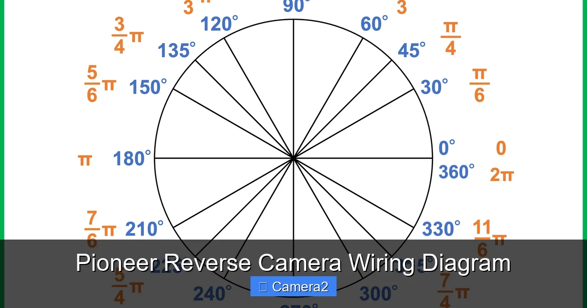 Pioneer Reverse Camera Wiring Diagram