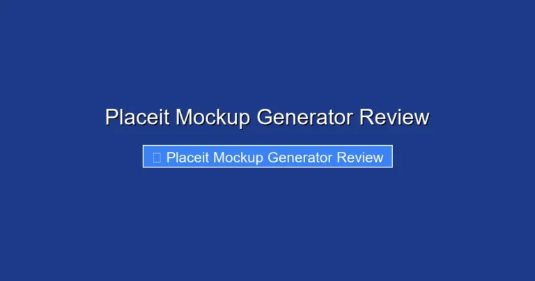Placeit Mockup Generator Review