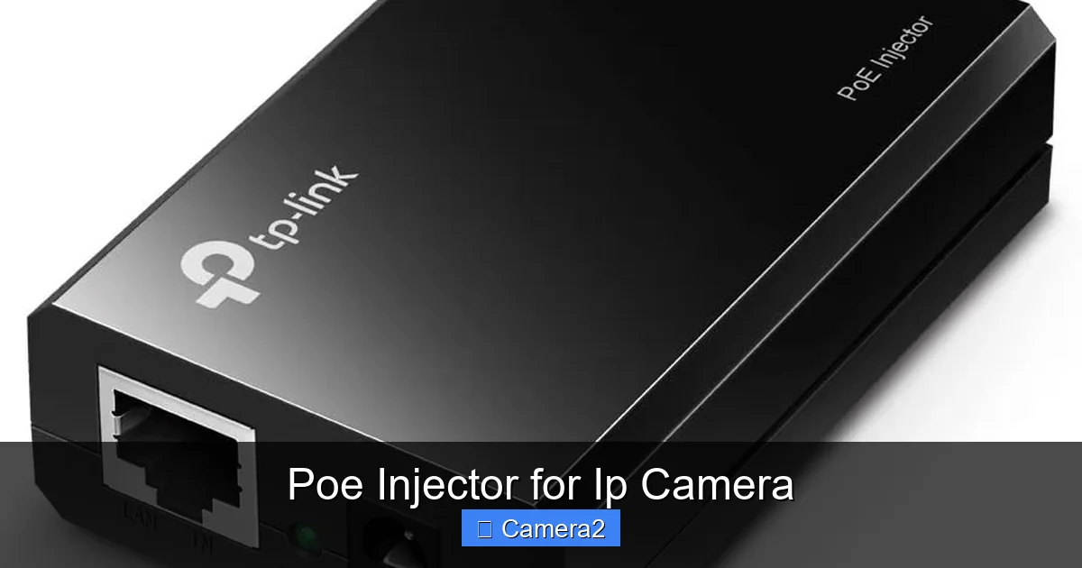 Poe Injector for Ip Camera