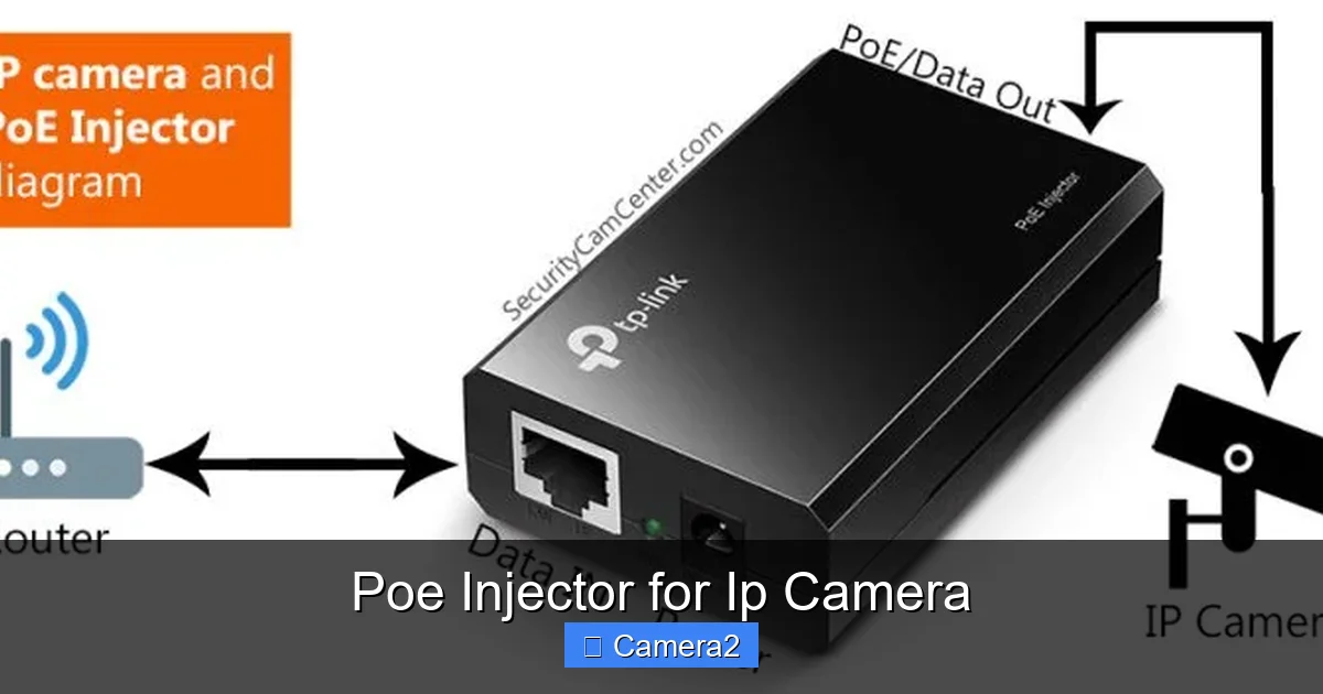 Poe Injector for Ip Camera