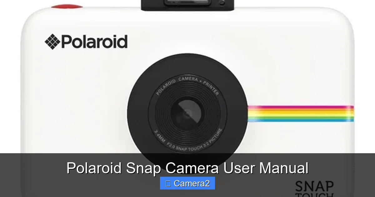Polaroid Snap Camera User Manual