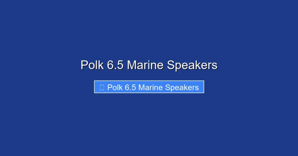 Polk 6.5 Marine Speakers