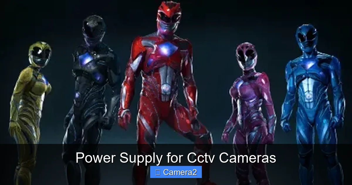 Power Supply for Cctv Cameras