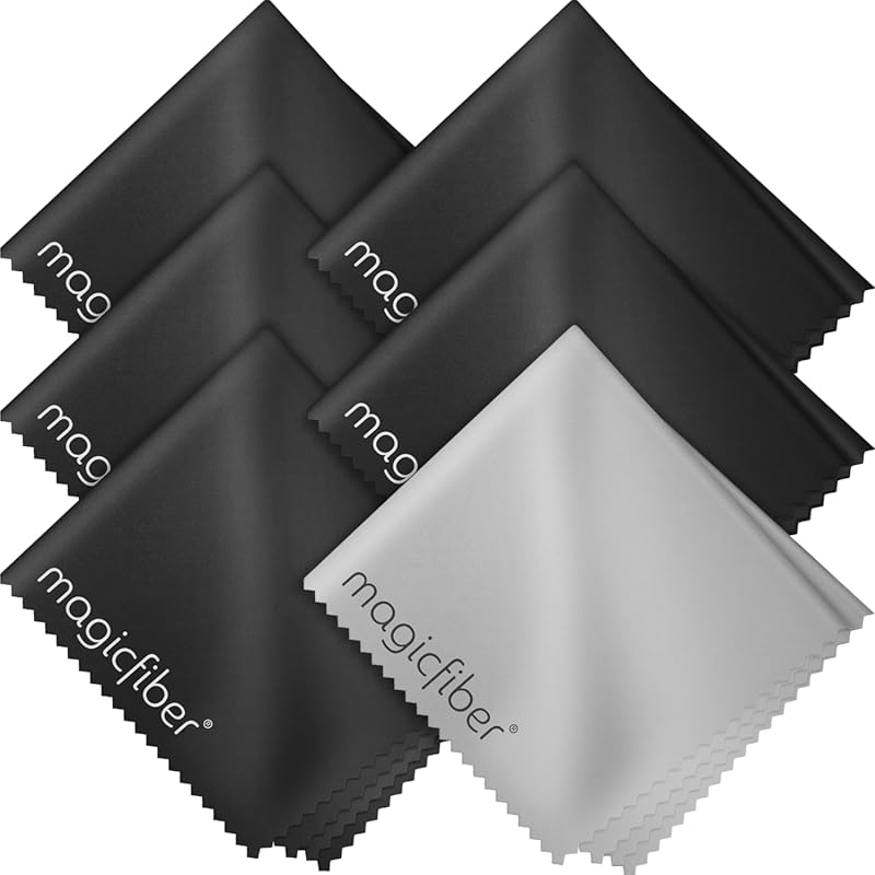 MagicFiber Premium Microfiber Cloths – 6‑Pack Ultra‑Soft Cleaning Towe