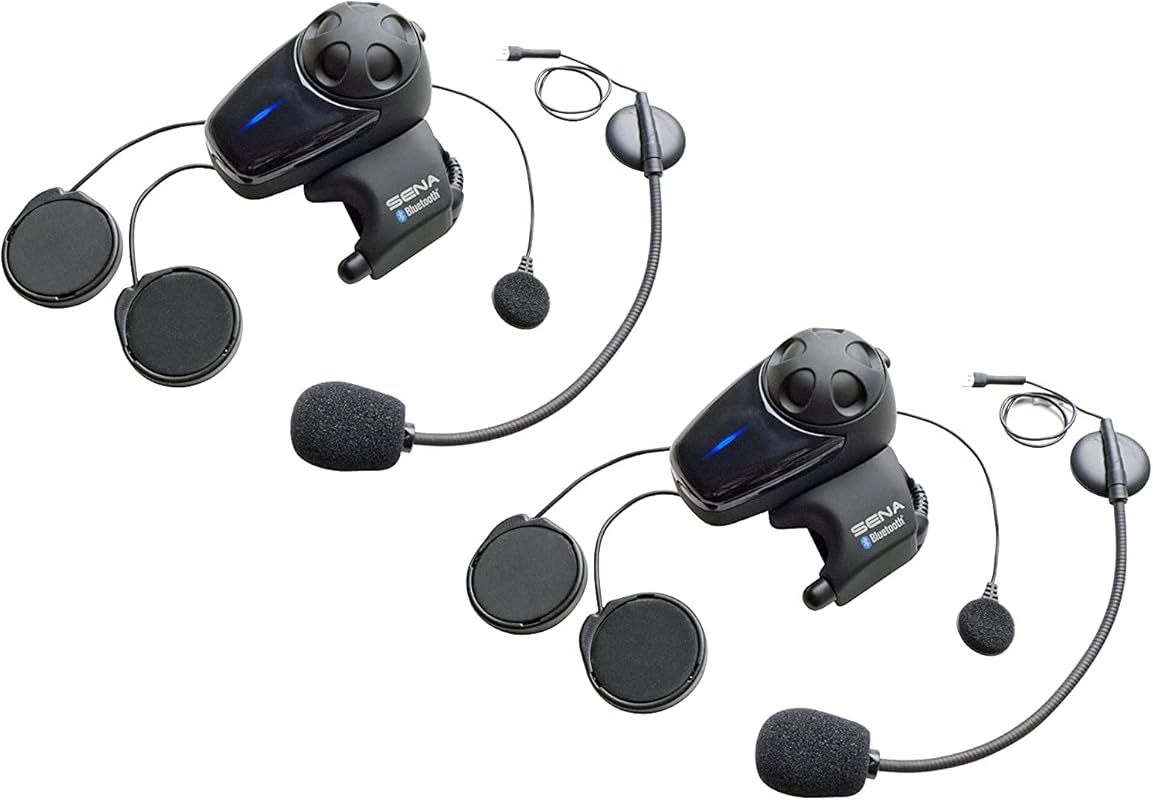 Sena SMH10D‑11 Motorcycle Bluetooth Headset with Universal Mic Kit – D