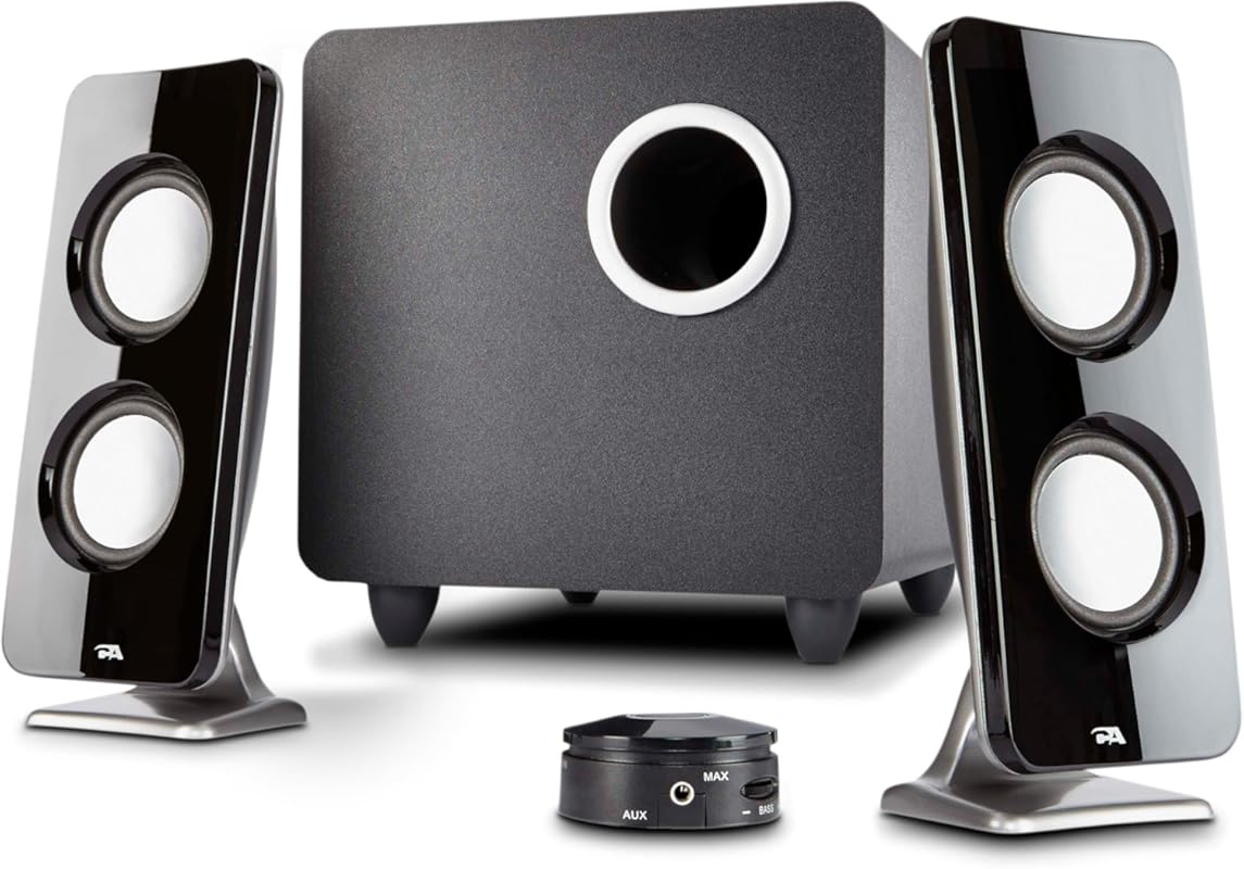 Cyber Acoustics CA‑3610 2.1 Multimedia Speaker System with Subwoofer