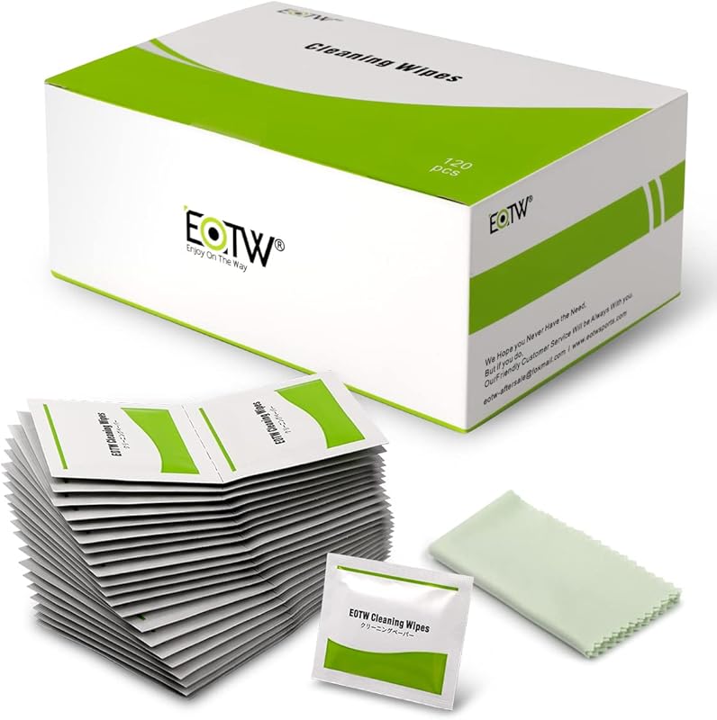 EOTW Individually Wrapped Screen Wipes – 120 Pre‑Moistened Cleaner Pad