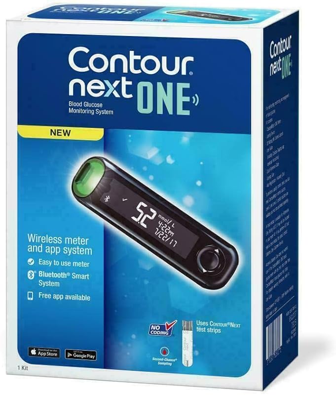 Bayer Contour Next ONE Blood Glucose Monitoring System with Advanced A