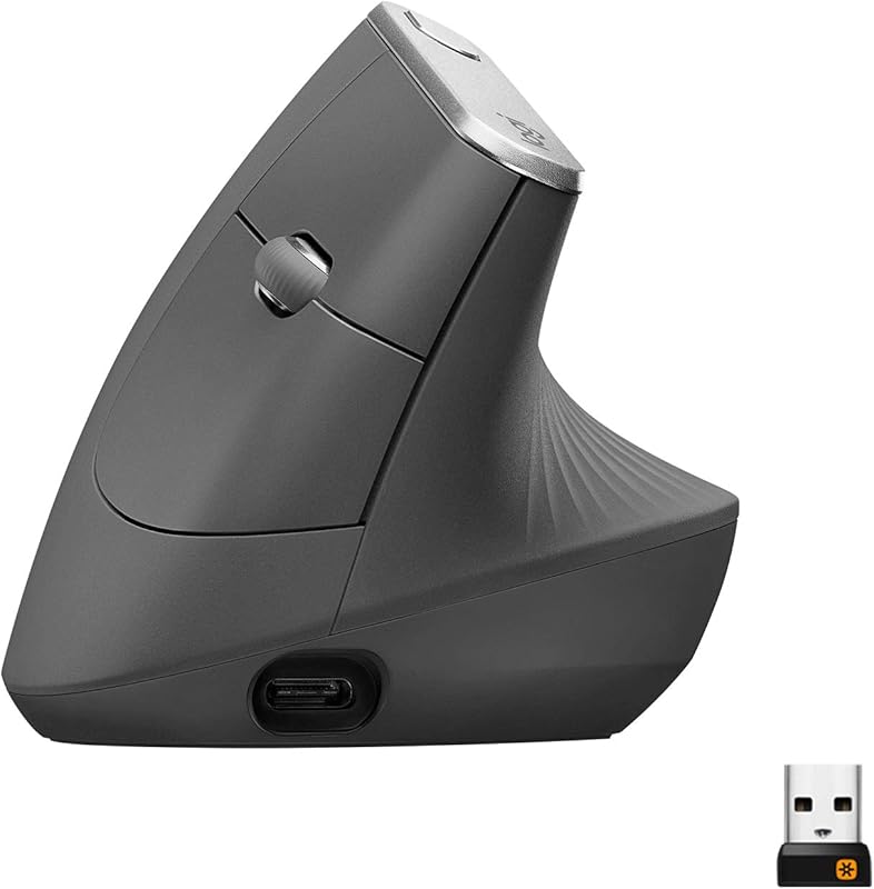 Logitech MX Vertical Wireless Mouse – Ergonomic vertical design reduce