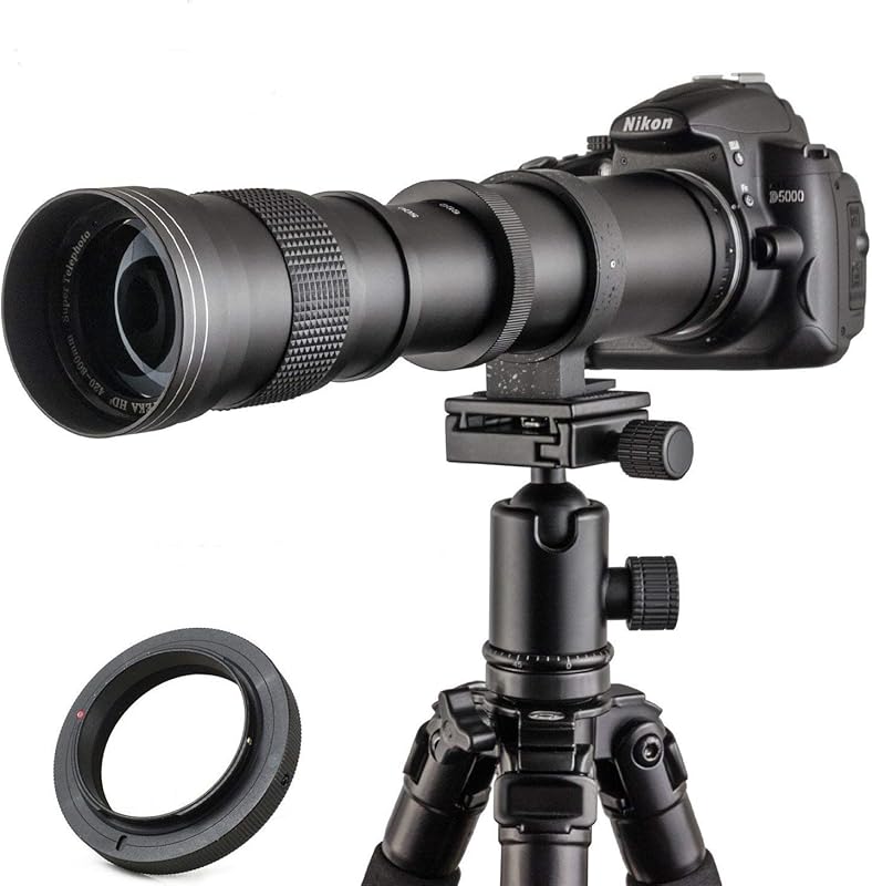 JINTU 420‑800mm f/8.3 Manual Telephoto Zoom with T‑Mount – Versatile Manual Focus for Canon EOS Rebel & Pro DSLR Lineup