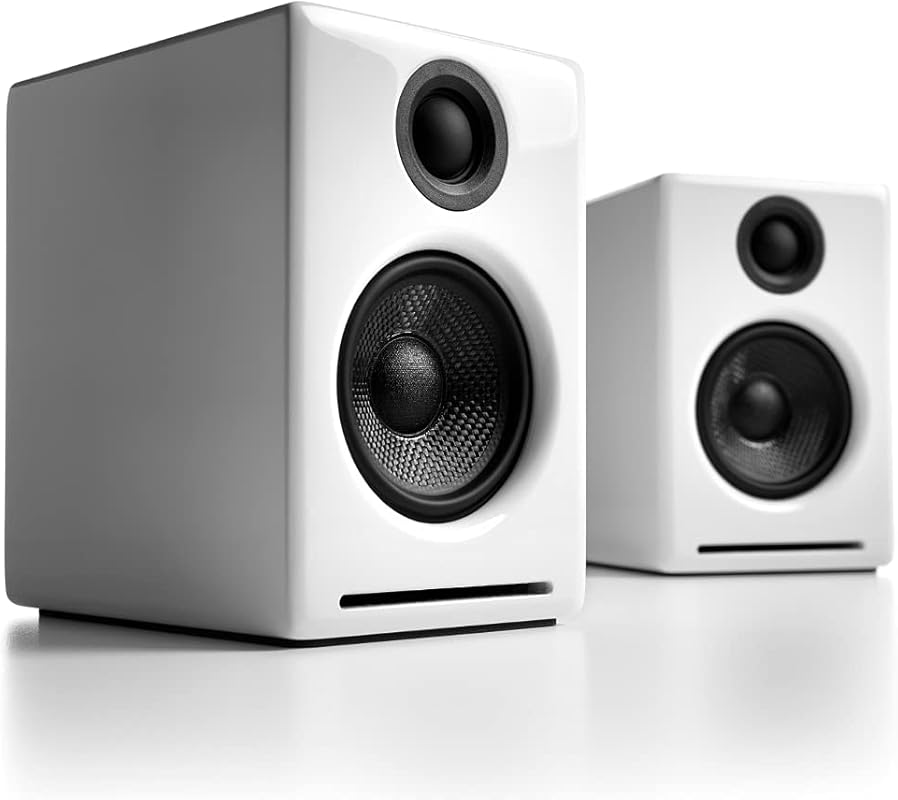 Audioengine A2+ Desktop Speakers – 24‑Bit, 60W Bluetooth Stereo Sound 