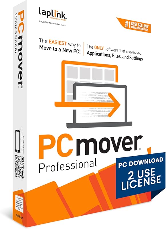 PCmover Professional 11 – Two‑Use Download License for Seamless Applic
