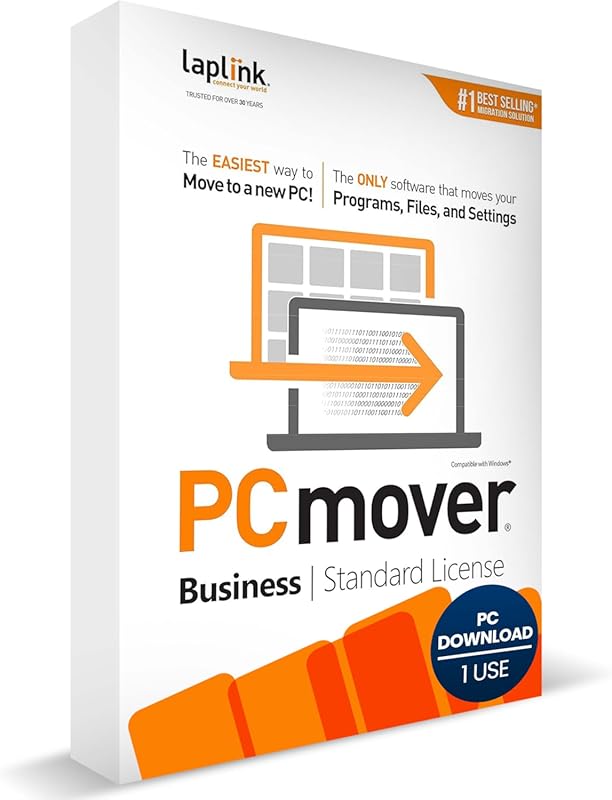Laplink PCmover Business Standard – One‑Use PC‑to‑PC Migration Softwar