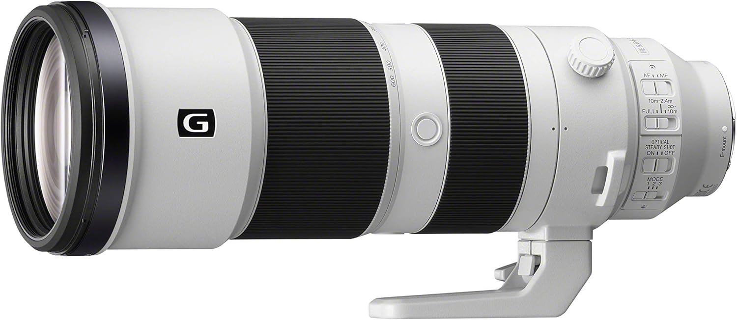 Sony FE 200‑600mm f/5.6‑6.3 G OSS Super Telephoto Zoom Lens – Built‑in Optical SteadyShot, Full‑Frame Compatibility