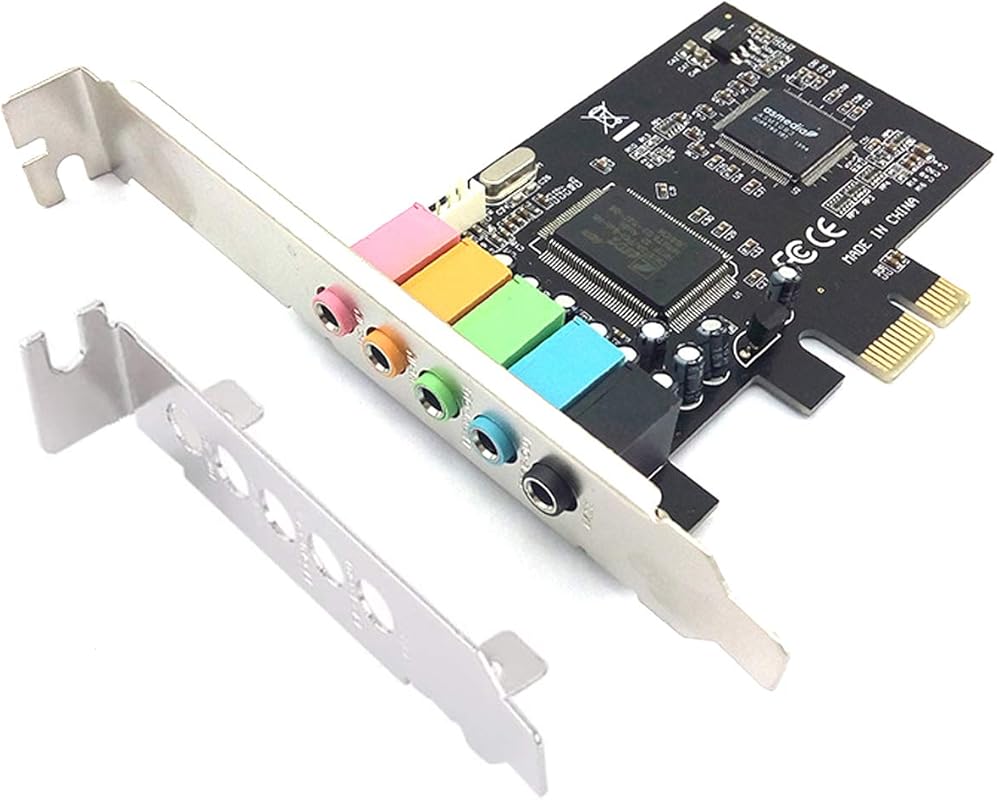 Padarsey PCIe 5.1 Internal Sound Card – CMI8738 Chip, 3D Stereo Audio 