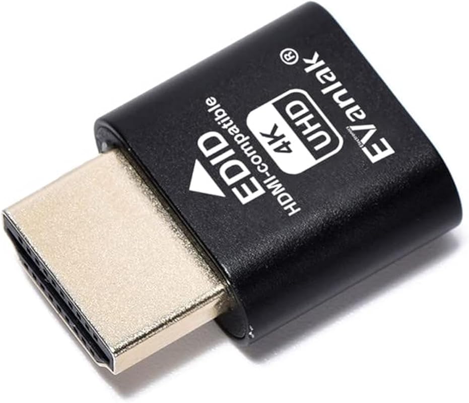 EVanlak HDMI Dummy Plug 3840x2160@60Hz