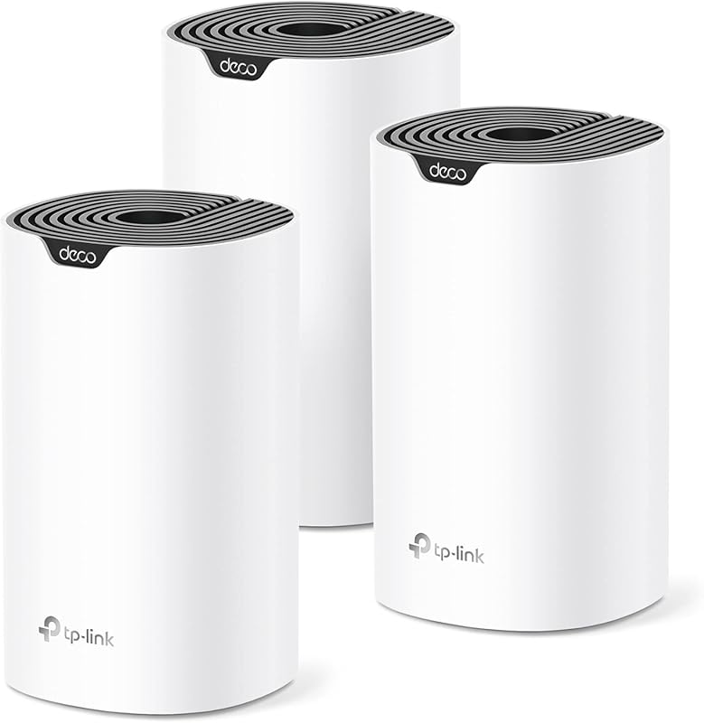 TP-Link Deco S4 AC1900 Mesh Wi‑Fi System, 3‑Pack, 5,500 sq ft Coverage