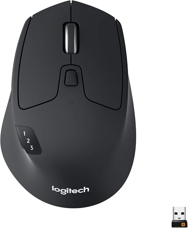 Logitech M720 Triathlon Multi‑Device Mouse – Bluetooth & Unifying rece