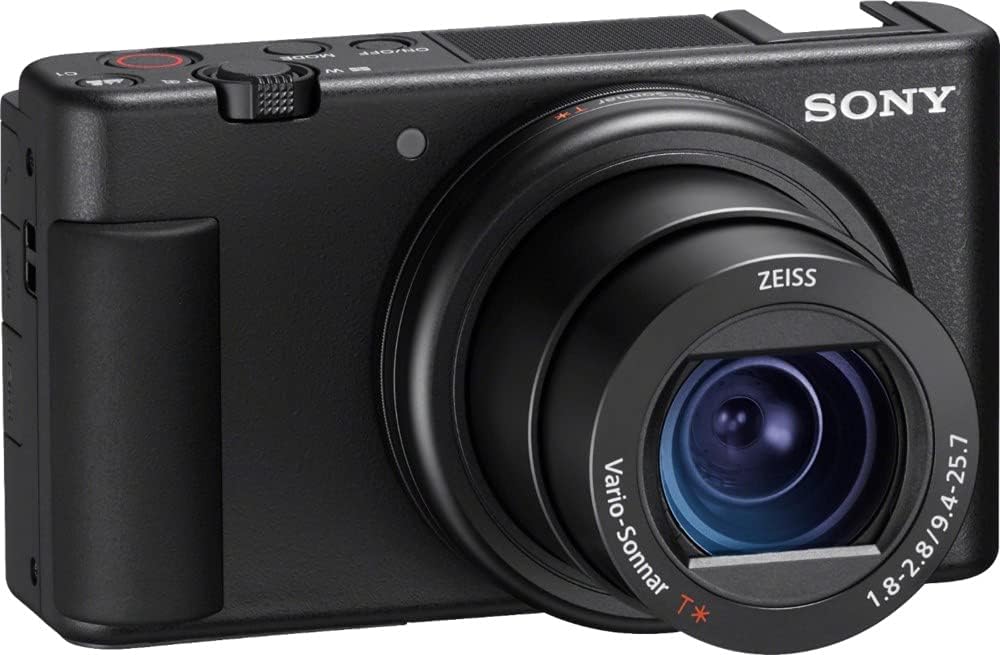 Sony ZV‑1 Digital Camera – Vlogging & YouTube Cam with Flip Screen, Bu