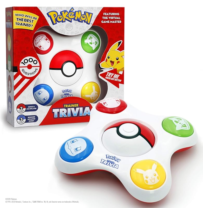 Pokemon Trainer Trivia – 1,000 Questions for Kids 7+, Single‑Player Sc