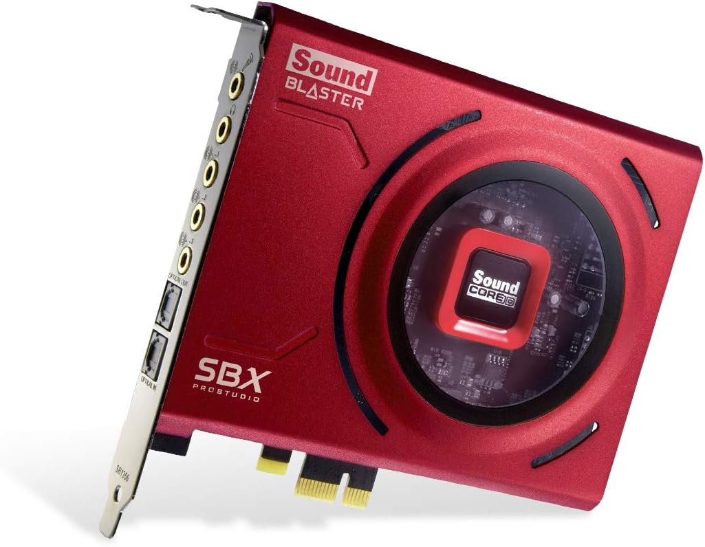 Creative Sound Blaster Z SE PCI‑e Gaming Sound Card – 24‑bit/192 kHz D