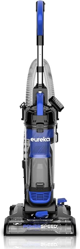 Eureka PowerSpeed Lightweight Upright Vacuum Cleaner for Carpets and Hard Floors, New Model, Blue/Black