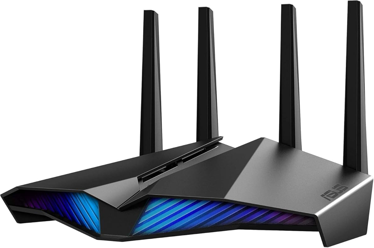 ASUS RT‑AX82U AX5400 Dual‑Band Wi‑Fi 6 Gaming Router, Game Acceleratio