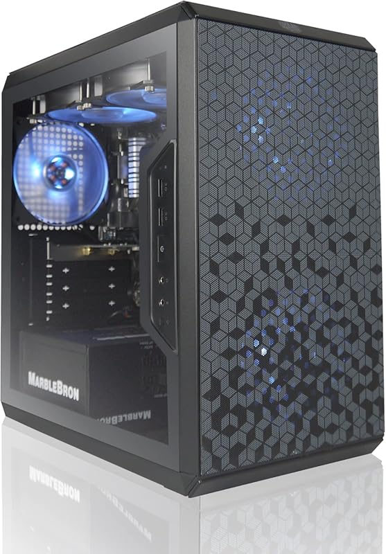 AVGPC Q‑Box Series Gaming PC – AMD Ryzen 5 5600GT 6‑core 3.9 GHz, AMD Radeon graphics, liquid cooling, 16 GB DDR4, 500 GB SSD, Windows 11, Black