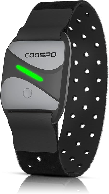 COOSPO HW807 Armband Heart Rate Monitor – Bluetooth 5.0 & ANT+ HRV Tra