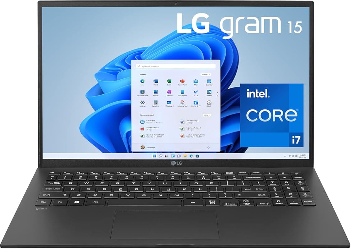 LG gram 15Z95P 15.6 Laptop – Intel i7, 512 GB SSD, FHD IPS, 80 Wh Bat
