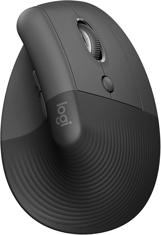 Logitech Lift Vertical Ergonomic Mouse – Wireless Bluetooth or Logi Bo