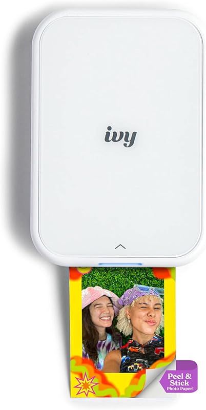 Canon Ivy 2 Mini Photo Printer – Wireless Sticky‑Back Prints from iOS 