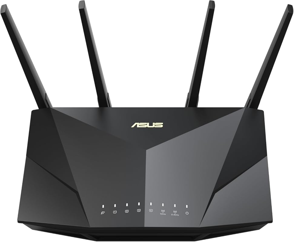 ASUS RT-AX5400 WiFi 6 Router – Lifetime internet security, instant gua