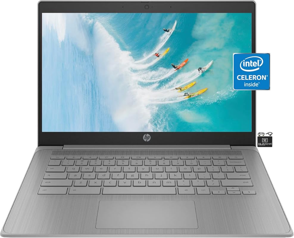 HP Chromebook Laptop Student Business ,14‘ HD Display,Quad-Core Intel 