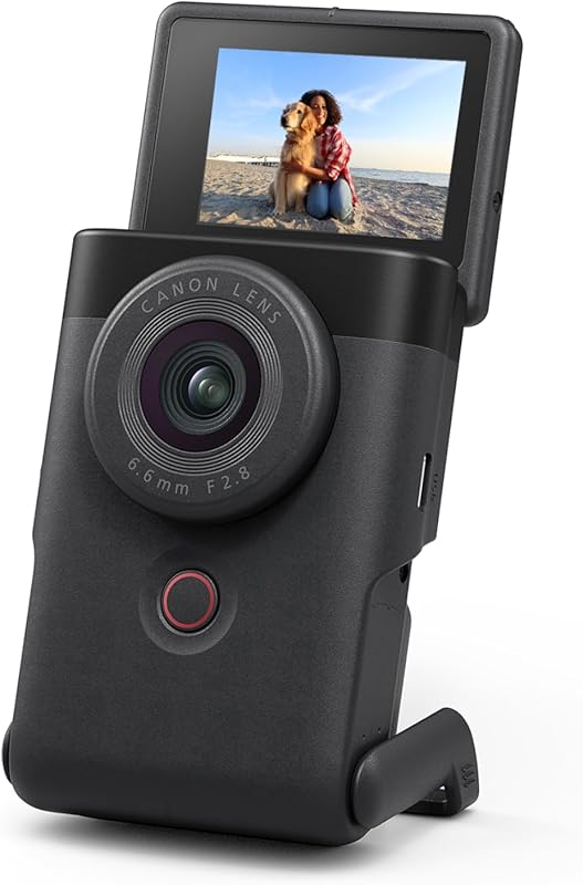 Canon PowerShot V10 Vlogging Camera – 1‑inch CMOS, 4K streaming, wide‑