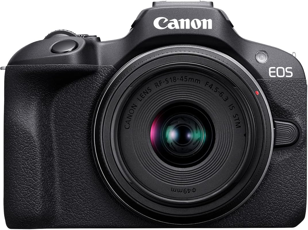 Canon EOS R100 Camera with RF‑S18‑45mm f/4.5‑6.3 STM Lens – 24.1MP sen