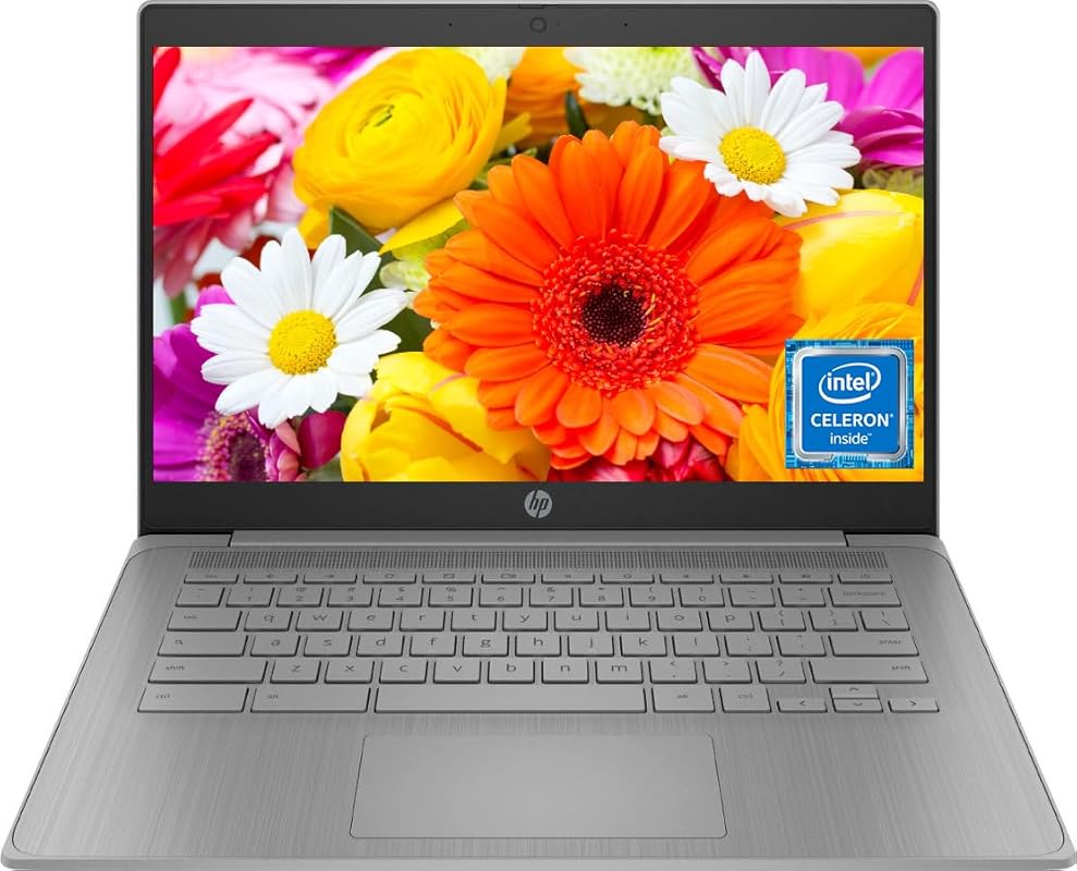 HP 14” HD Chromebook – Intel Quad‑Core N4120, 4 GB RAM, 64 GB eMMC, HD