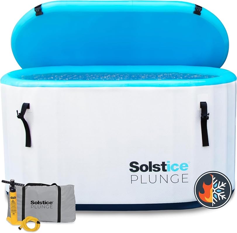 SOLSTICE 1‑2 Person Inflatable Cold Tub – 100‑Gallon Plunge Bath