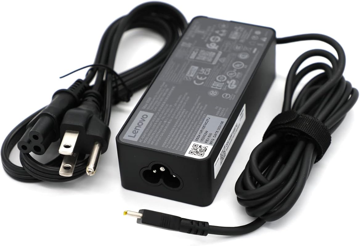 Lenovo 65W USB‑C AC Power Adapter for ThinkPad T14/T15, E14/E15, X1 Ca