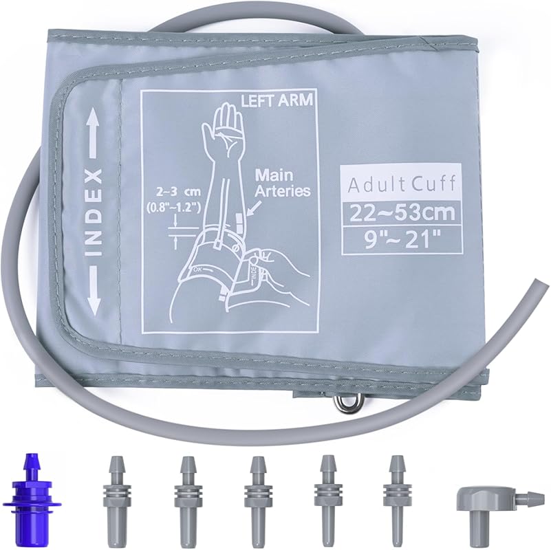 Aile Universal Extra‑Large Blood Pressure Cuff 9‑21″ (XL) – Soft, Adju