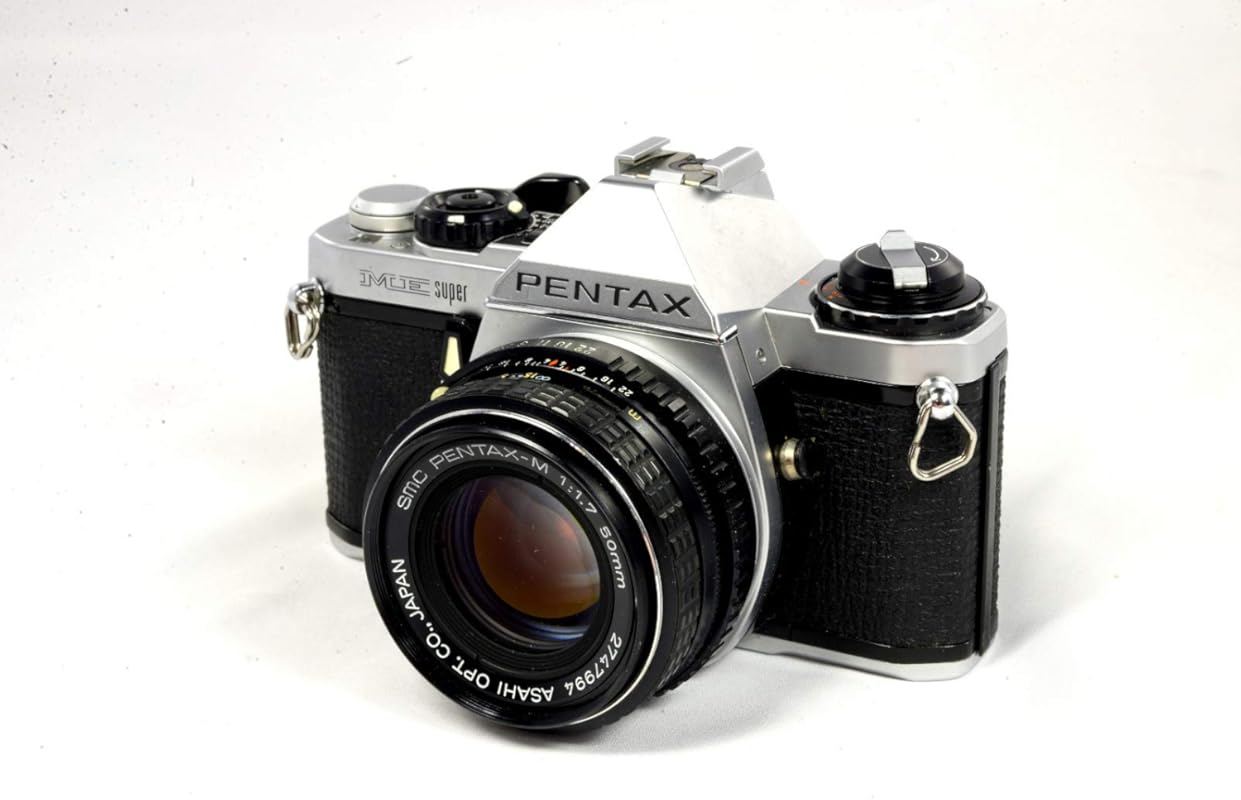 Pentax ME Super 35mm SLR Film Camera with 50mm Manual Focus PK Mount L