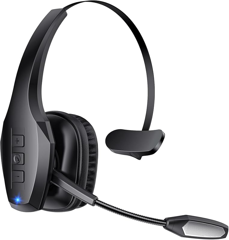 Trucker Bluetooth Headset with Dual Noise‑Cancelling Mics