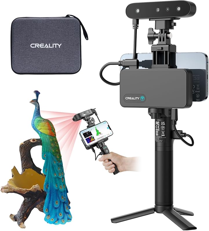 Creality CR‑Scan Ferret Pro Handheld 3D Scanner – upgraded wireless, a