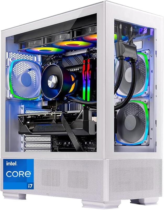 Skytech Azure Gaming Desktop – Intel i7‑14700F, RTX 4070 Super 12GB, 1